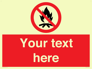 Custom prohibition No campfire